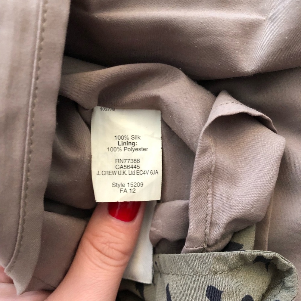 Madewell Broadway & Brooke Silk Gatehouse Dress Sz 4 - Picture 11 of 13